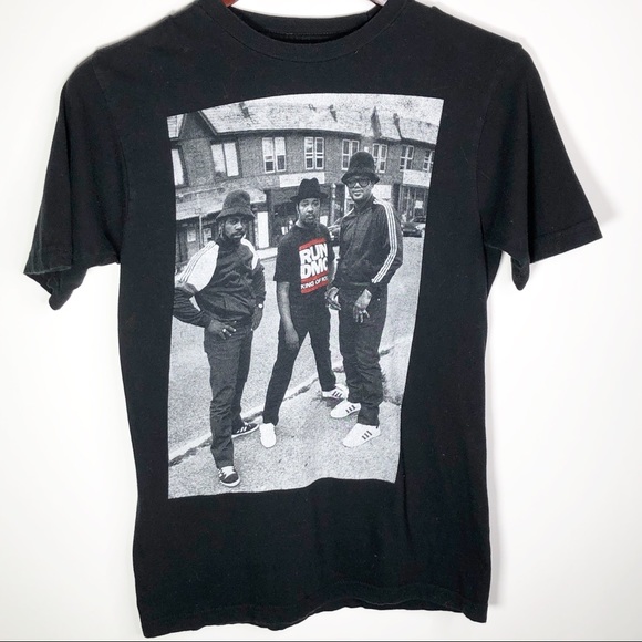 run dmc Other - Run DMC Short Sleeve Graphic T-Shirt Small Black